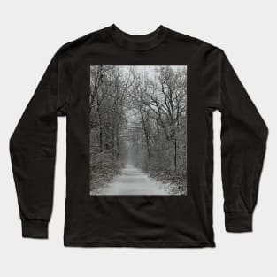 First Snowfall Winter Trail Canada Long Sleeve T-Shirt